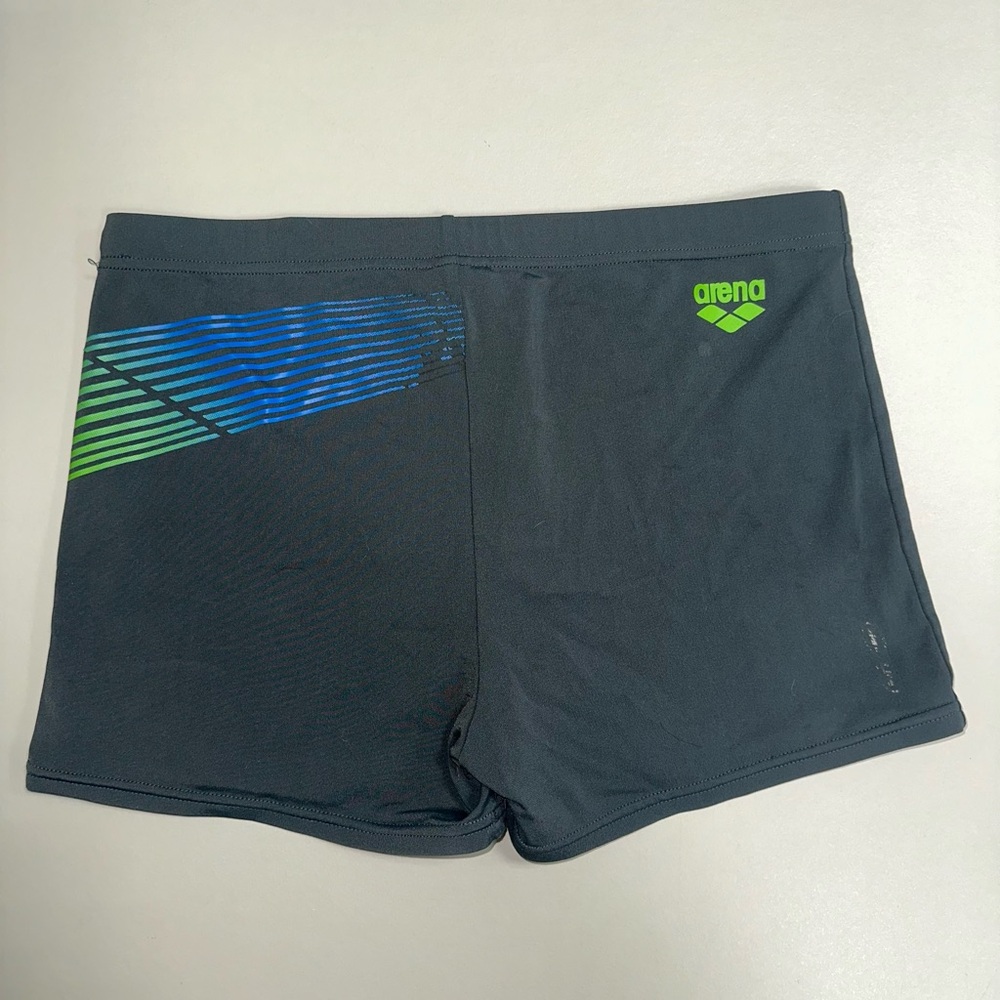 Arena Men’s Gray Square Leg Swim Trunks - Picture 2 of 5